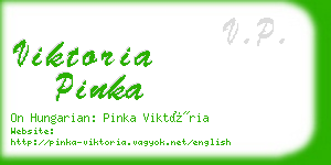 viktoria pinka business card